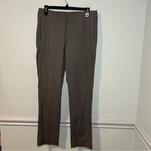 J. Jill Essential Cotton Stretch Gray Pull-On Pants Size 8
